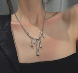 Load image into Gallery viewer, Metal Drip Necklace