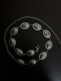 Load image into Gallery viewer, Blue-Stone Oval Chain