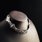 Load image into Gallery viewer, Silver Gothic Choker