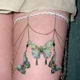 Load image into Gallery viewer, Butterfly Thigh Chain